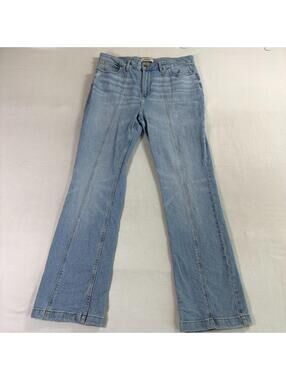 Y2K Bootcut Jeans Wrangler Seamed Boot Tag 32x32 Fits Like 32x31 Light Wash